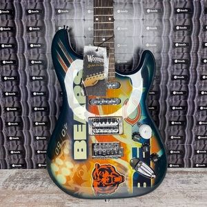 Chicago Bears Woodrow Northender Electric Guitar